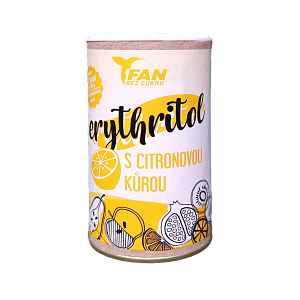 FAN sladidla Erythritol s citronovou kůrou 150 g