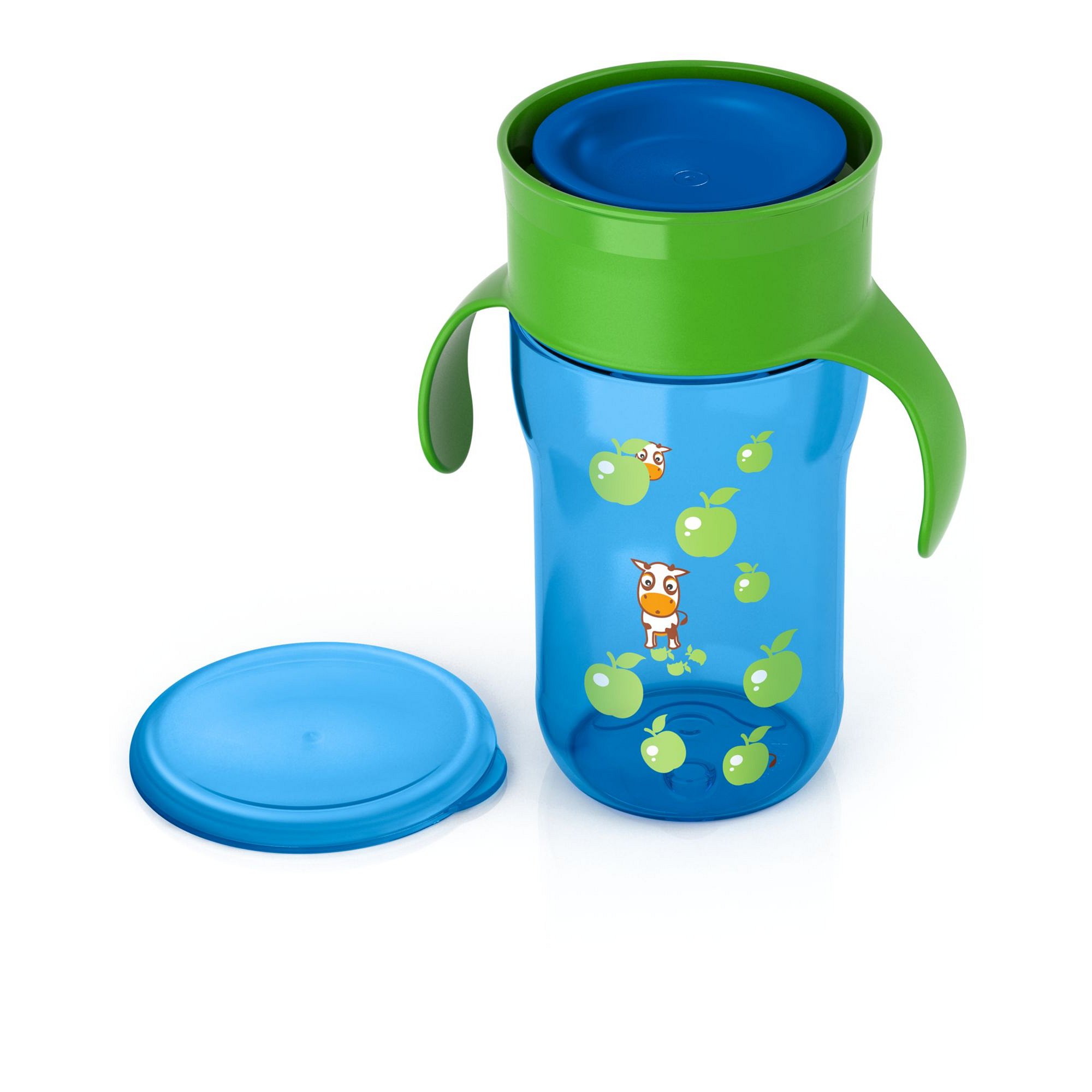 PHILIPS AVENT Hrneček první skutečný modrý 340 ml