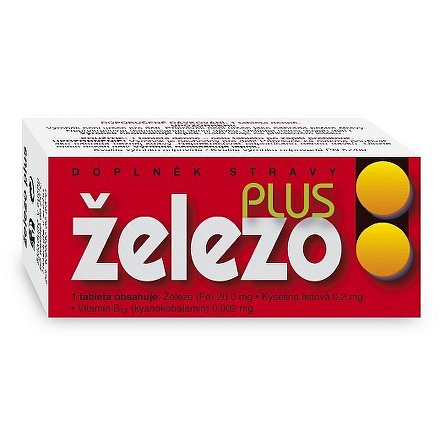 ŽELEZO Plus tablety 60