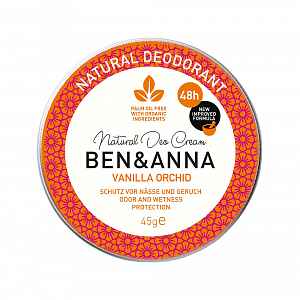 BEN&ANNA Tuhý deodorant v kelímku Vanilka a orchidej 45 g