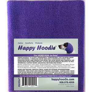 Happy Hoodie - uklidňující čelenka pro psy a kočky Barva: Fialová, Velikost: L
