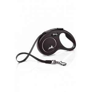 Vodítko Flexi Classic New S Pásek 5m/15kg černá