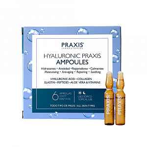 Praxis Laboratorios Hyaluronic Praxis Ampoules 6 x 2 ml (Bez celofánu)
