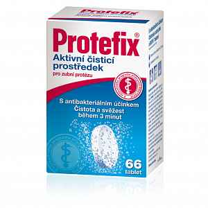 Protefix Aktivní čistící tab.na zub.protézu tablety 66
