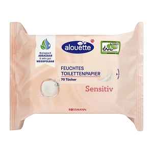 alouette Vlhčený toaletní papír Sensitive Classic 70 ks