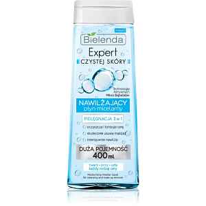 Bielenda Expert Pure Skin Moisturizing micelární čisticí voda 3 v 1 400 ml