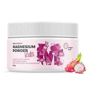 BrainMax KIDS Magnesium Powder, Dragon Fruit, 150 g