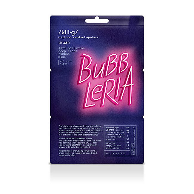 Hloubkově čisticí maska Urban (Anti Pollution Deep Clean Bubble Mask) 3 x 6 g