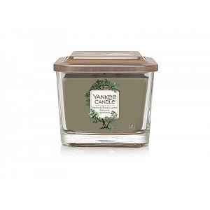 Aromatická svíčka střední hranatá Vetiver & Black Cypress 347 g