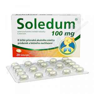 Soledum 100mg enterosolventní měkké tobolky 20ks