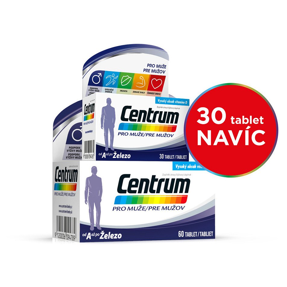 CENTRUM Multivitamín pro muže Spring 60 + 30 tablet