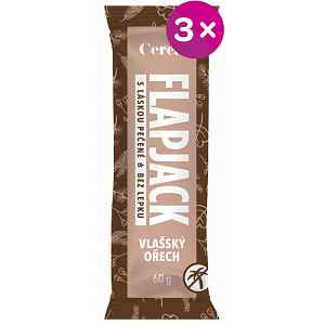 Cerea Flapjack Tyčinka Vlašský ořech 3 x 60 g
