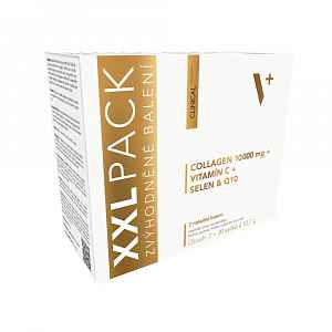 Clinical Collagen 10 000 mg + vitamín C + selen & Q10 XXL pack ananas 2x30 sáčků