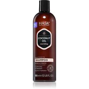 HASK Monoi Coconut Oil pečující šampon pro lesk a hebkost vlasů 355 ml