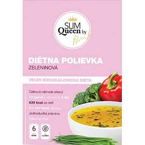 SLIM Queen Dietní polévka, zeleninová 12 x 32 g