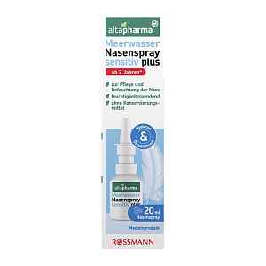 altapharma Nosní sprej s mořskou vodou sensitive 20 ml