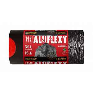 Alufix Aluflexy Pytle na odpadky zatahovací 35 l 15 ks