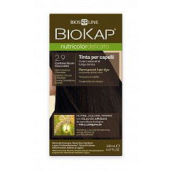 BIOKAP Nutricolor Delicato 2.9 Kaštanovo čokoládová tmavá barva na vlasy 140 ml