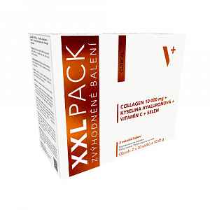 Clinical Collagen 10 000 mg + kyselina hyaluronová + vit. C + selen XXL pack mango 2x30 sáčků