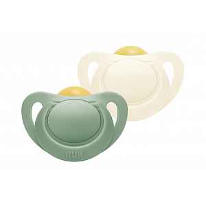 NUK For Nature Dudlík latex 6-18m box 2 ks