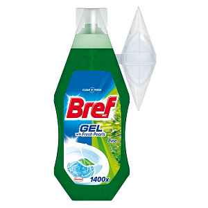 Bref Fresh Pearls WC gel, borovice 360 ml