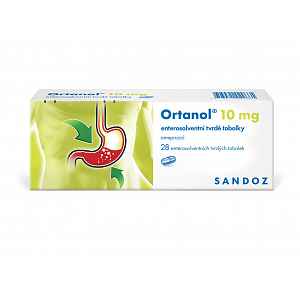 Sandoz Ortanol 10 mg 28 tvrdých tobolek