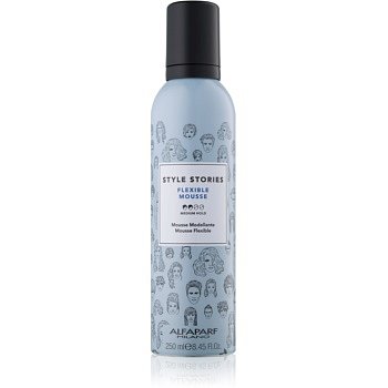 Alfaparf Milano Style Stories The Range Pre-Styling pěnové tužidlo střední zpevnění Flexible Mousse 250 ml