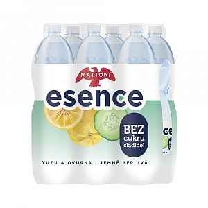 Mattoni Esence yuzu a okurka bez cukru 6x1,5 l