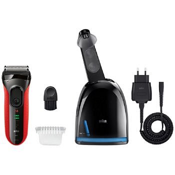 Braun Series 3  3050cc holicí strojek + čisticí a dobíjecí stanice