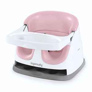 INGENUITY Jídelní židlička na židli 2v1 Baby Base? Peony 6m+ do 22kg