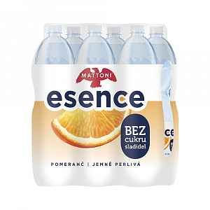 Mattoni Esence pomeranč bez cukru 6x1,5 l