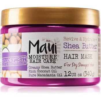 Maui Moisture Revive & Hydrate + Shea Butter hydratační maska pro suché a poškozené vlasy 340 g