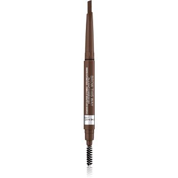 Rimmel Brow This Way tužka na obočí s kartáčkem odstín 002 Medium Brown