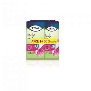 Tena Lady Slim Ultra Mini inkontinenční vložky 28 ks + 50 % navíc