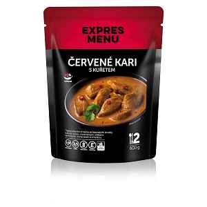 Expres Menu červené Kari S Kuřetem 600g