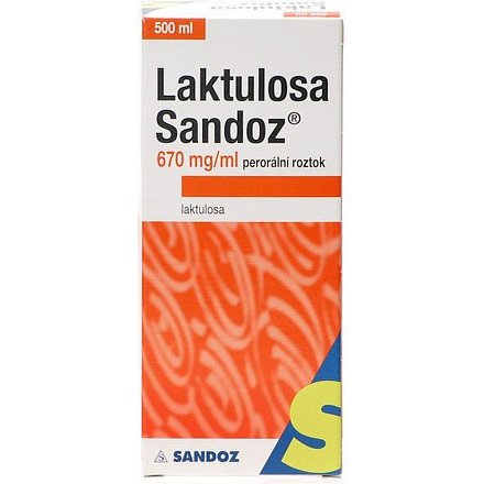 Laktulosa Sandoz 670 mg/ml perorální roztok 1 x 500 ml/ 335 g IIA