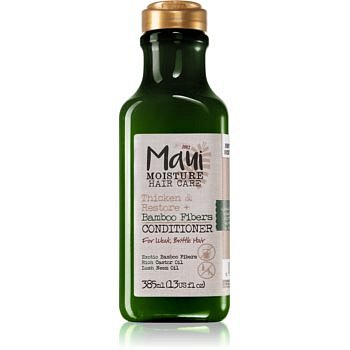 Maui Moisture Thicken & Restore + Bamboo Fibers  posilující kondicionér pro křehké vlasy 385 ml