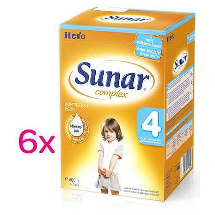 Sunar complex 4 - 6 x 600g  - výhodnější balení