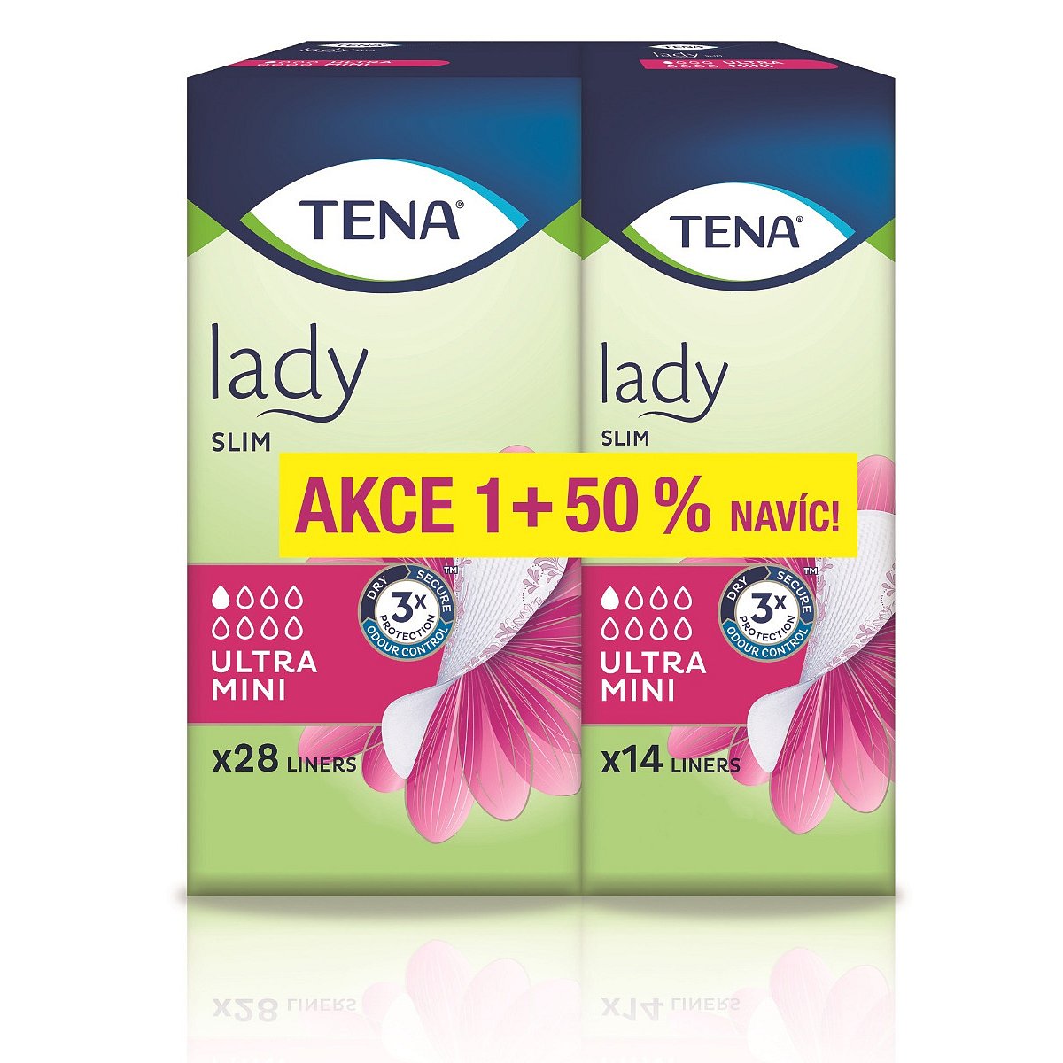 Tena Lady Slim Ultra Mini inkontinenční vložky 28 ks + 50 % navíc