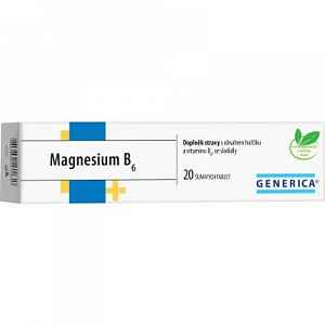 Magnesium B 6 Generica šumivé tablety 20