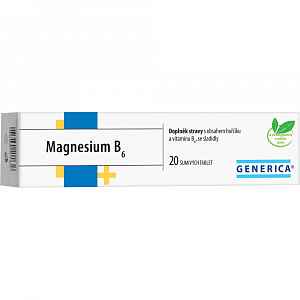 Magnesium B 6 Generica šumivé tablety 20