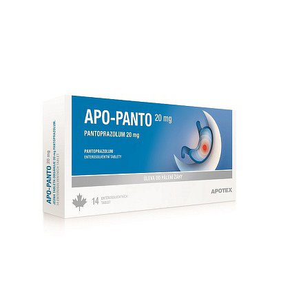 Apo-Panto 20 mg perorální tablety Enterosolventní měkká  14 x 20 mg