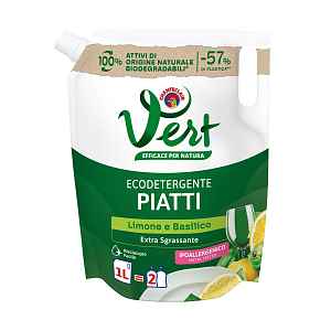 Chante Clair Vert Eco Mycí prostředek na nádobí Limone e Basilico 1000 ml