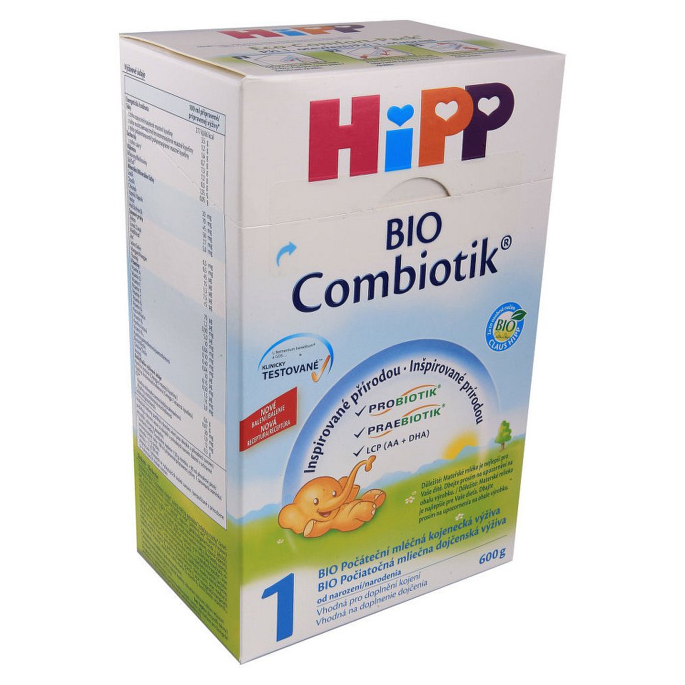 HiPP MLÉKO HiPP 1 BIO Combiotik 600g - II.jakost