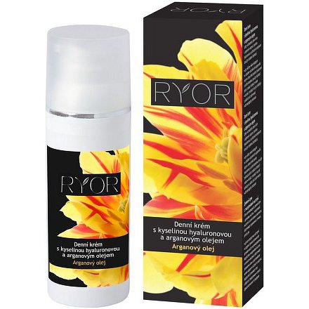 RYOR Argan.denní kr.s kys.hyaluron.50ml