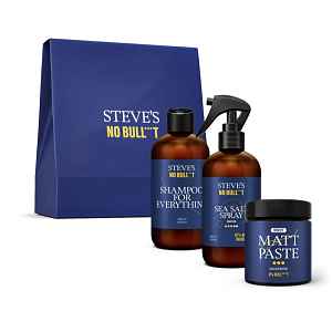 Steve's No Bull***t Hair Care Trio Box dárková sada na vlasy pro muže