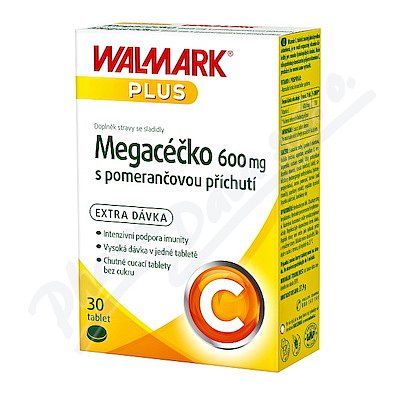 Walmark Megacéčko pomeranč 600mg tbl.30