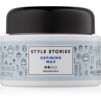 Alfaparf Milano Style Stories The Range Paste tvarující vosková pasta střední zpevnění Defining Wax 75 ml