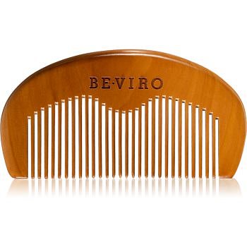 Be-Viro Men’s Only Grooming dřevěný hřeben na vousy