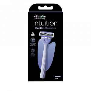 Wilkinson Intuition Quattro Sensitive dámský holicí strojek + hlavice
